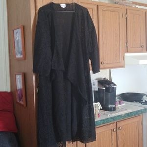 Lularoe black lace Shirley